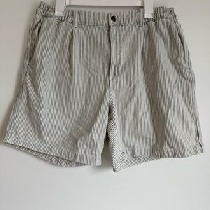 aerie pull on denim shorts